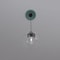 Ekena Millwork Traditional PVC Medallion (Canopies up to 5 1/2"), 10"OD x 3 1/2"ID x 1 1/8"P, Metallic Sea Mist CMP10TRFSM - alternate 9